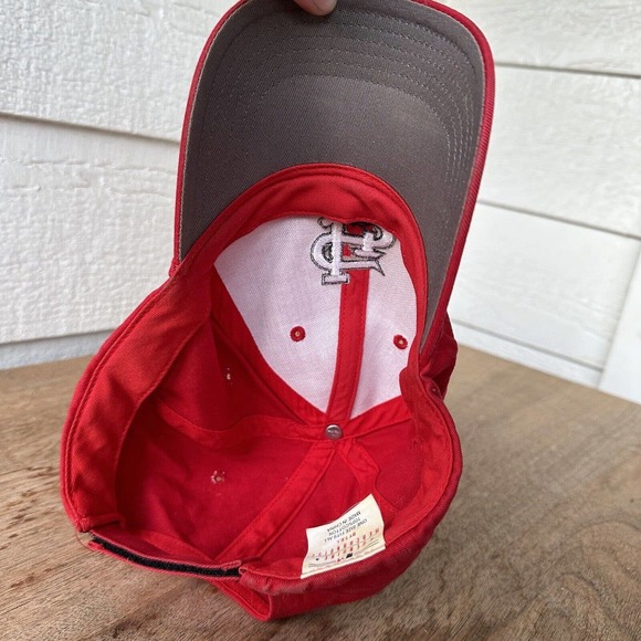 St. Louis Embroidered Red Adjustable Baseball Hat‎ Cap - Picture 5 of 6